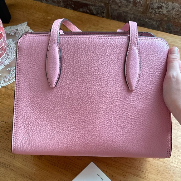 NWT Kate Spade Pink Satchel with Tassels - Picture 6 of 7